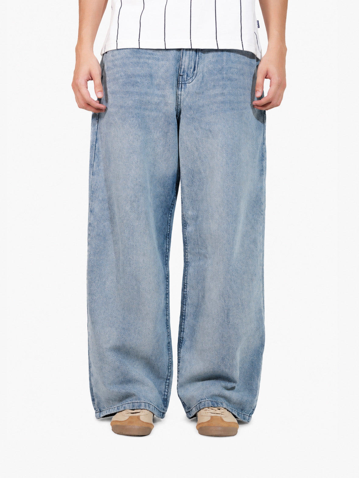 Solid Blue Jeans