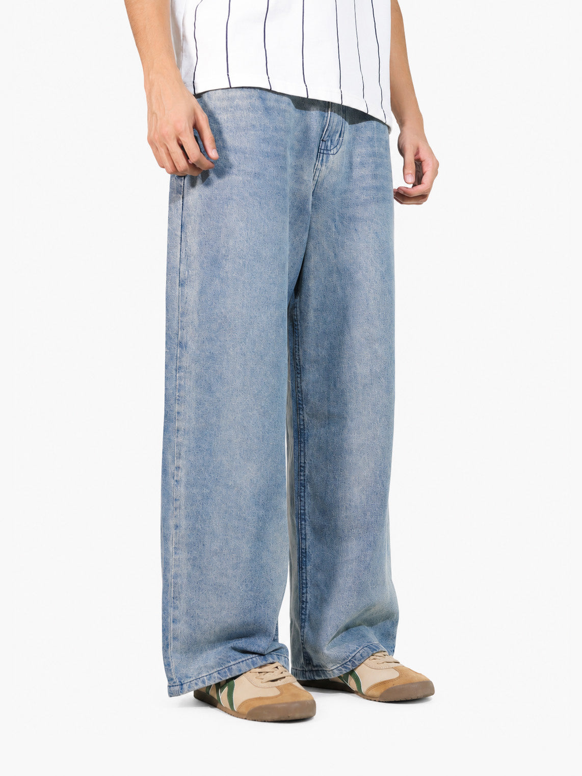 Solid Blue Jeans