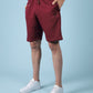 Solid Maroon Shorts