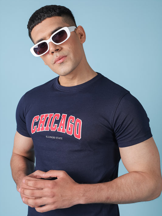 Navy Graphic T-Shirt