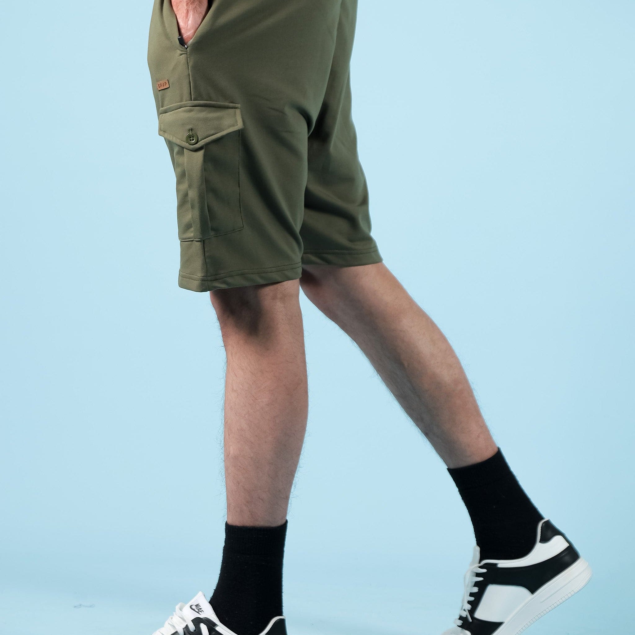 Olive Cargo Short