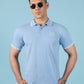 Solid Sky Blue Polo