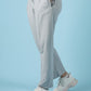 Gray Pleated Trouser