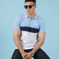 Sky Blue Color Panel Polo