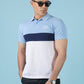 Sky Blue Color Panel Polo