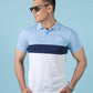 Sky Blue Color Panel Polo
