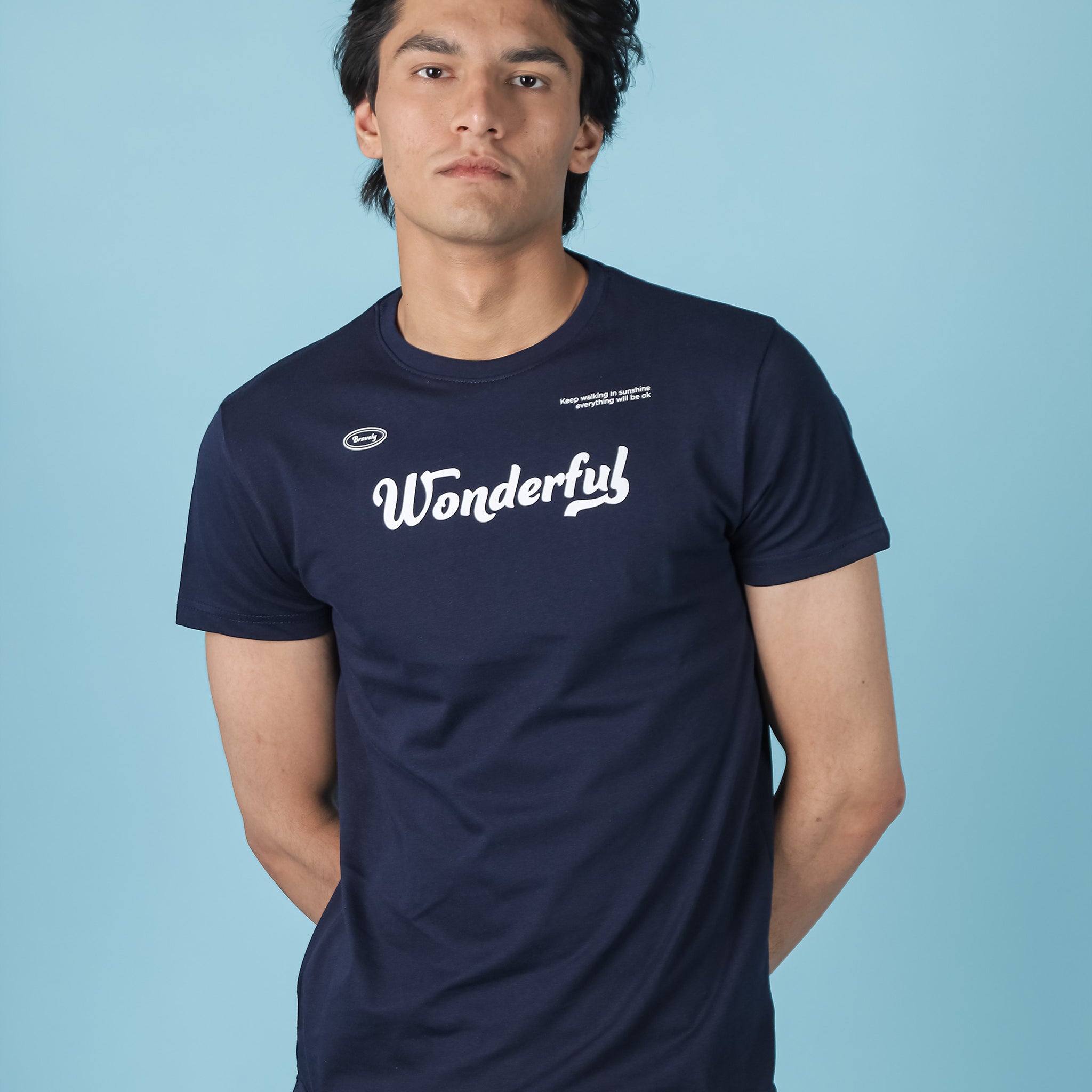 Navy Graphic Tee
