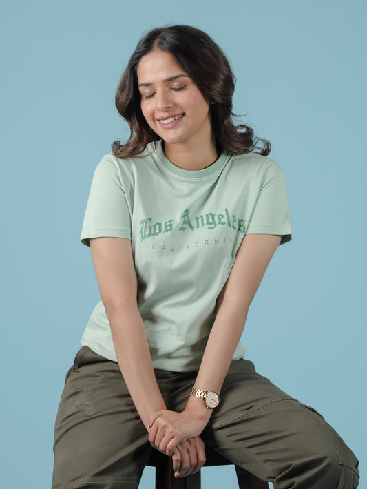 Mint Green Graphic Tee