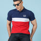 Navy / Red Color Panel Polo
