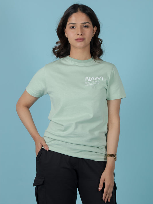 Mint Green Graphic Tee