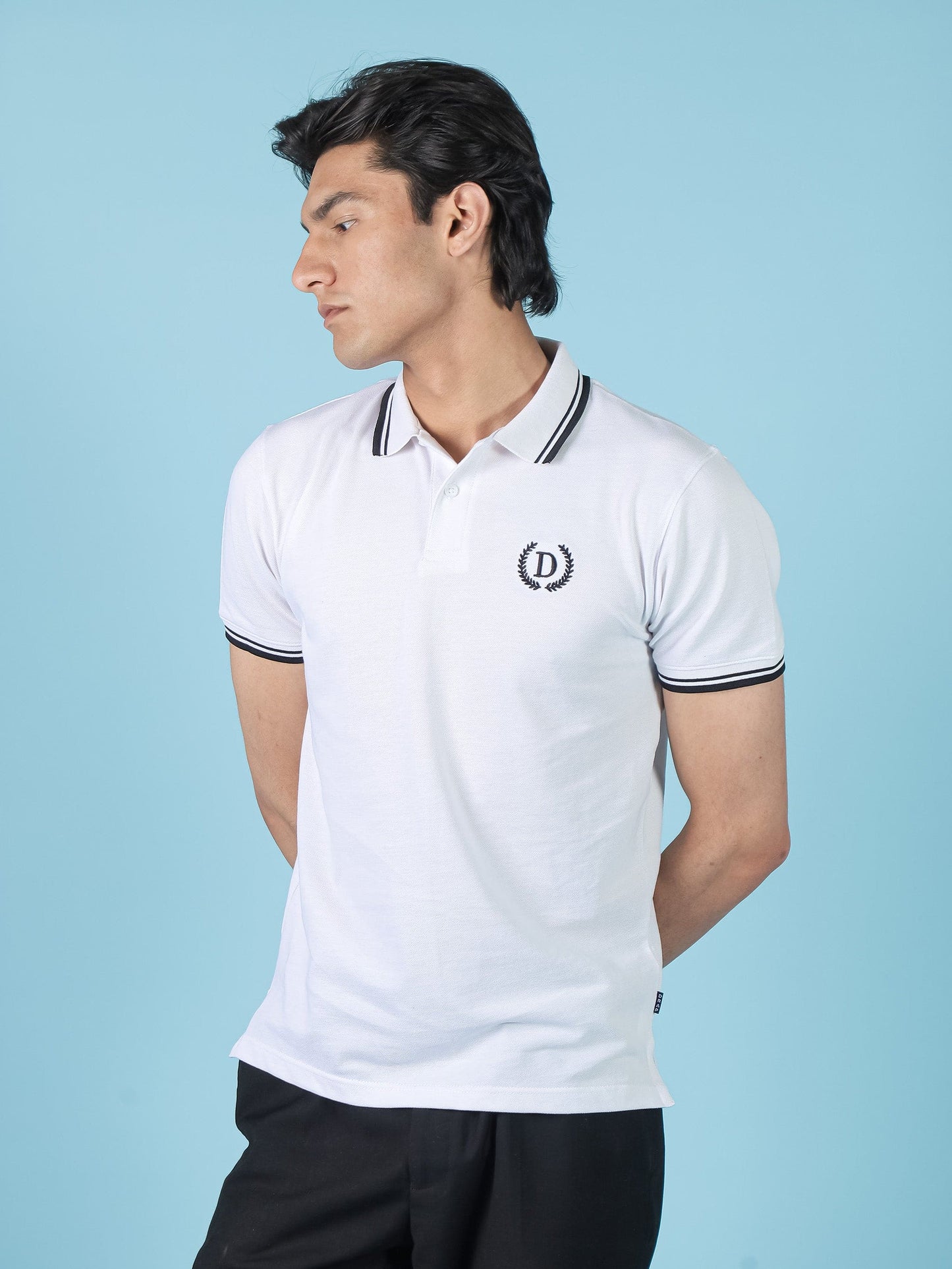 Solid White Polo