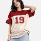 Maroon Digit Graphic Tee