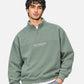 Stay Unknown Sage Quarter-Zip
