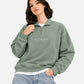 Stay Unknown Sage Quarter-Zip