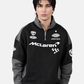 Black & Smoke Grey Quarter Zipper