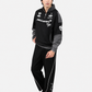 Black & Smoke Grey Quarter Zipper