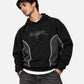 Black Cut & Sew Hoodie