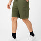 Olive Cargo Short