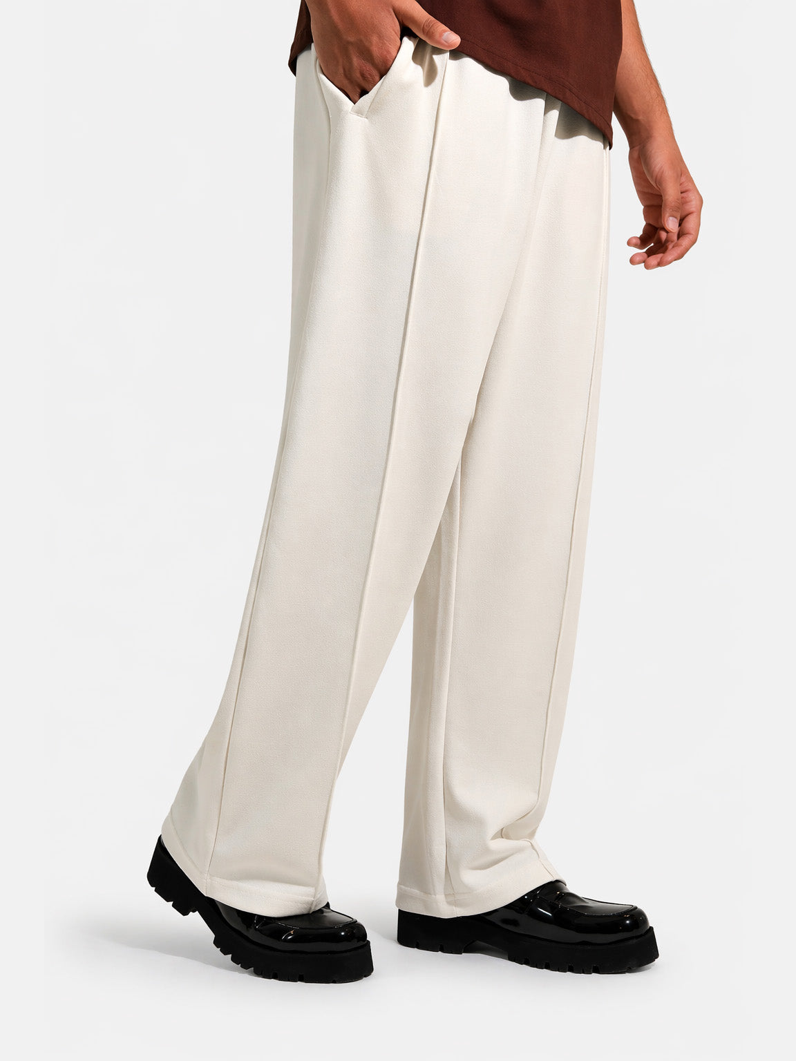 Off-White Pleated Trouser