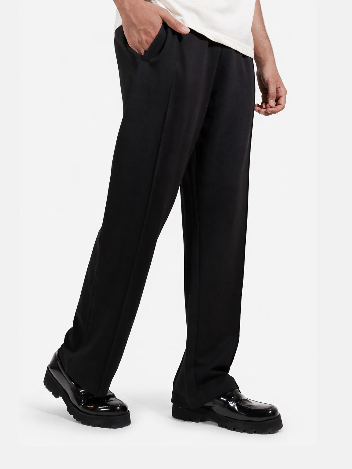 Black Pleated Trouser
