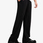 Black Pleated Trouser
