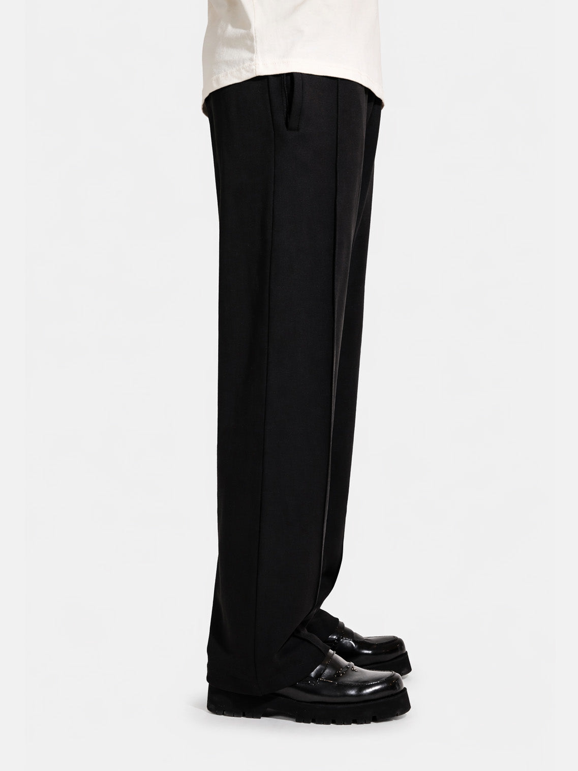 Black Pleated Trouser