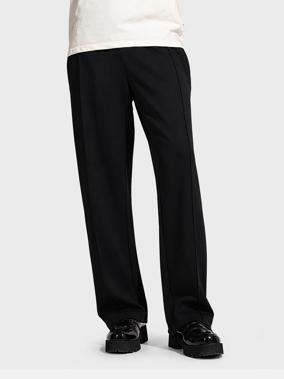 Black Pleated Trouser