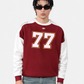 Maroon Digit Sweatshirt