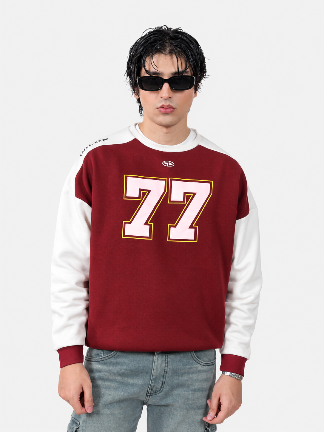 Maroon Digit Sweatshirt