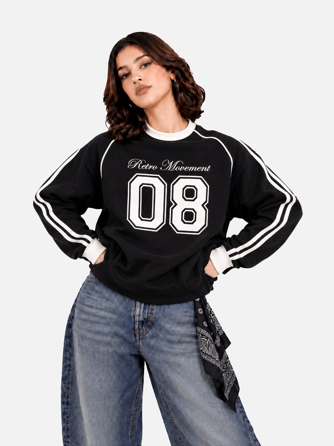 Black 08 Digit Sweatshirt