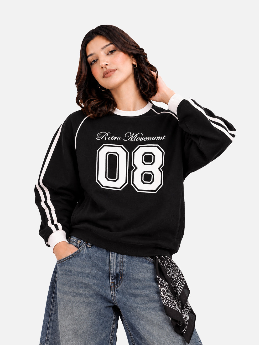 Black 08 Digit Sweatshirt