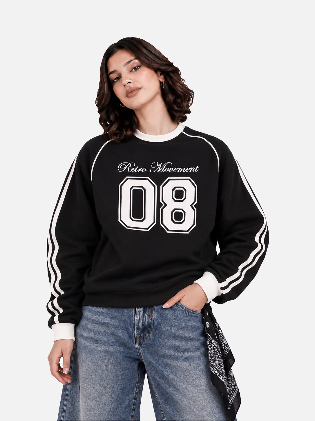 Black 08 Digit Sweatshirt