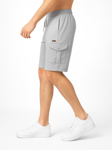 Gray Cargo Shorts