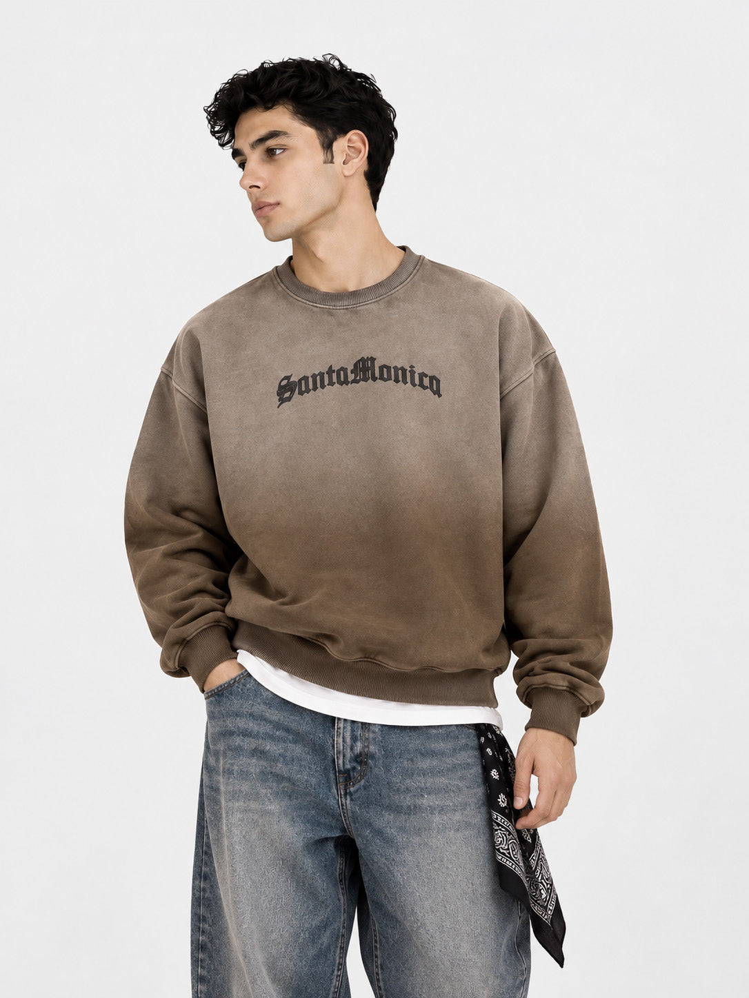 Brown Fade Sweatshirt