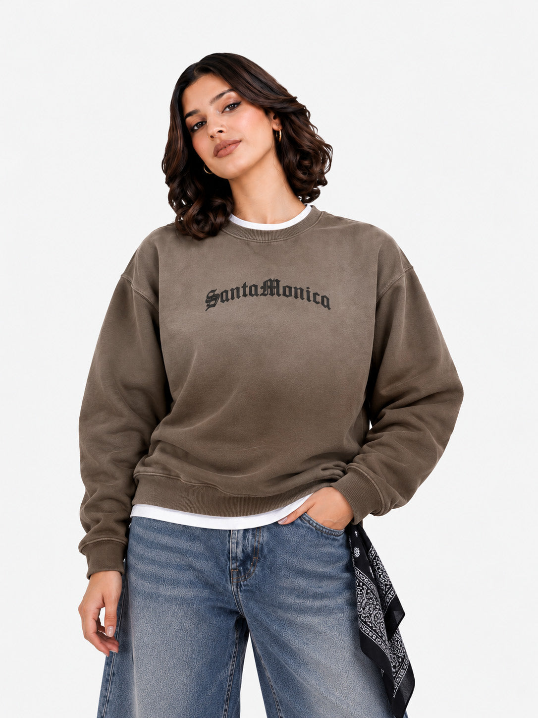 Brown fade sweatshirt