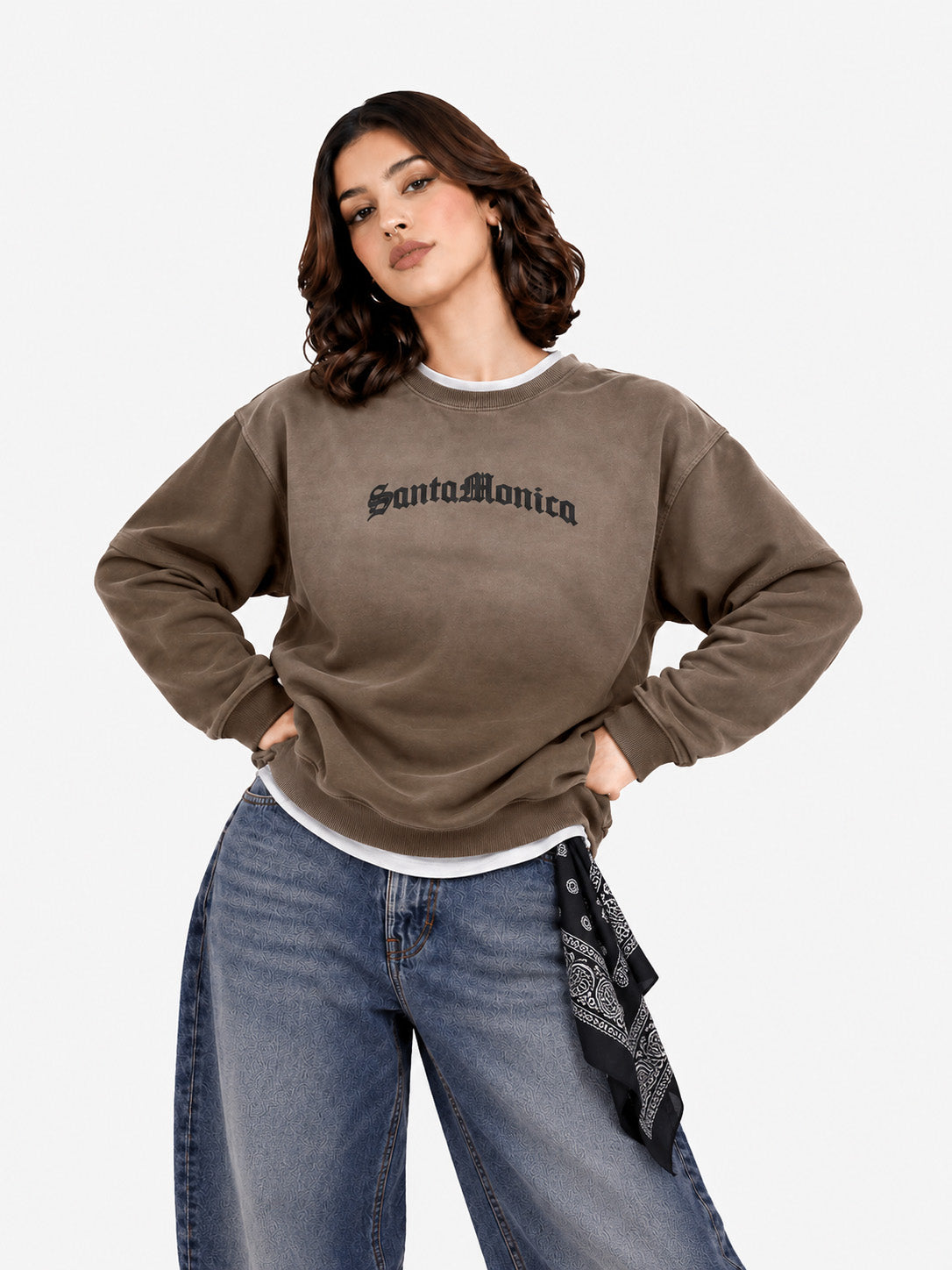 Brown fade sweatshirt