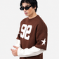 Brown Under Sleeve Sweatshirt