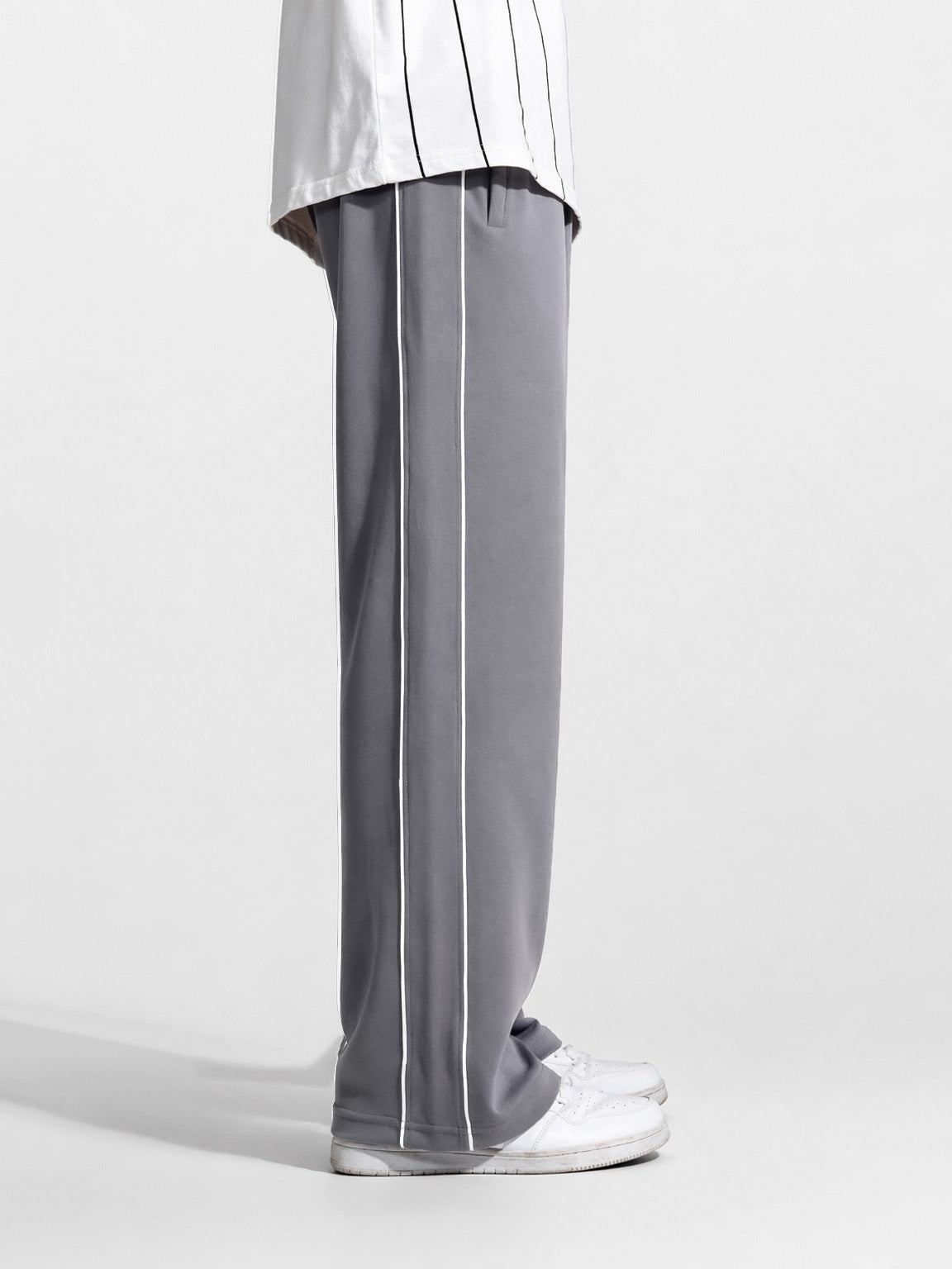 Grey Piping Trouser