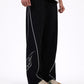 Black Graphic Trouser