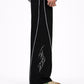 Black Graphic Trouser