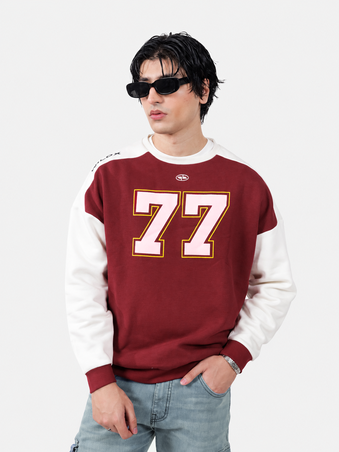 Maroon Digit Sweatshirt