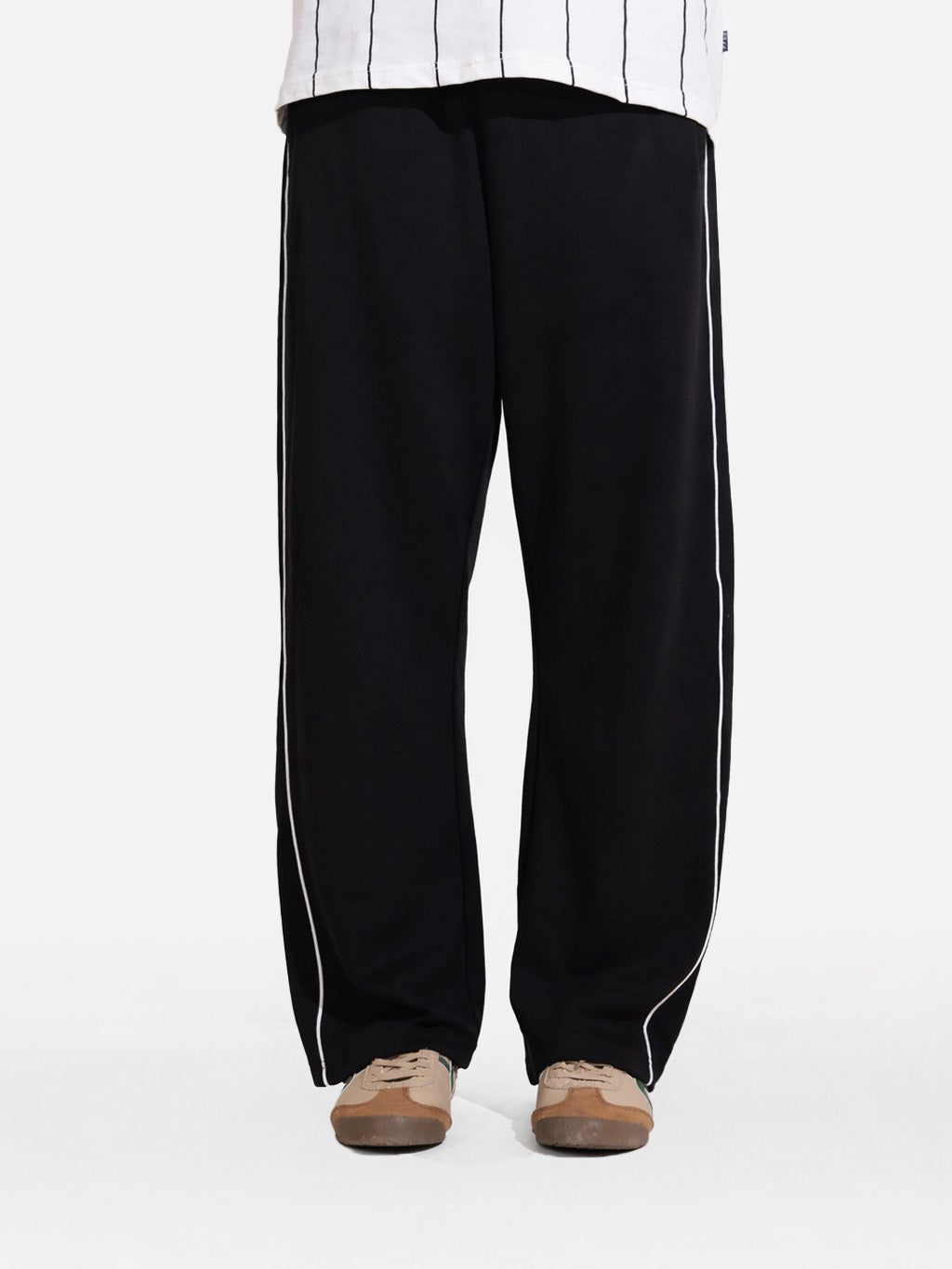 Black Piping Trouser