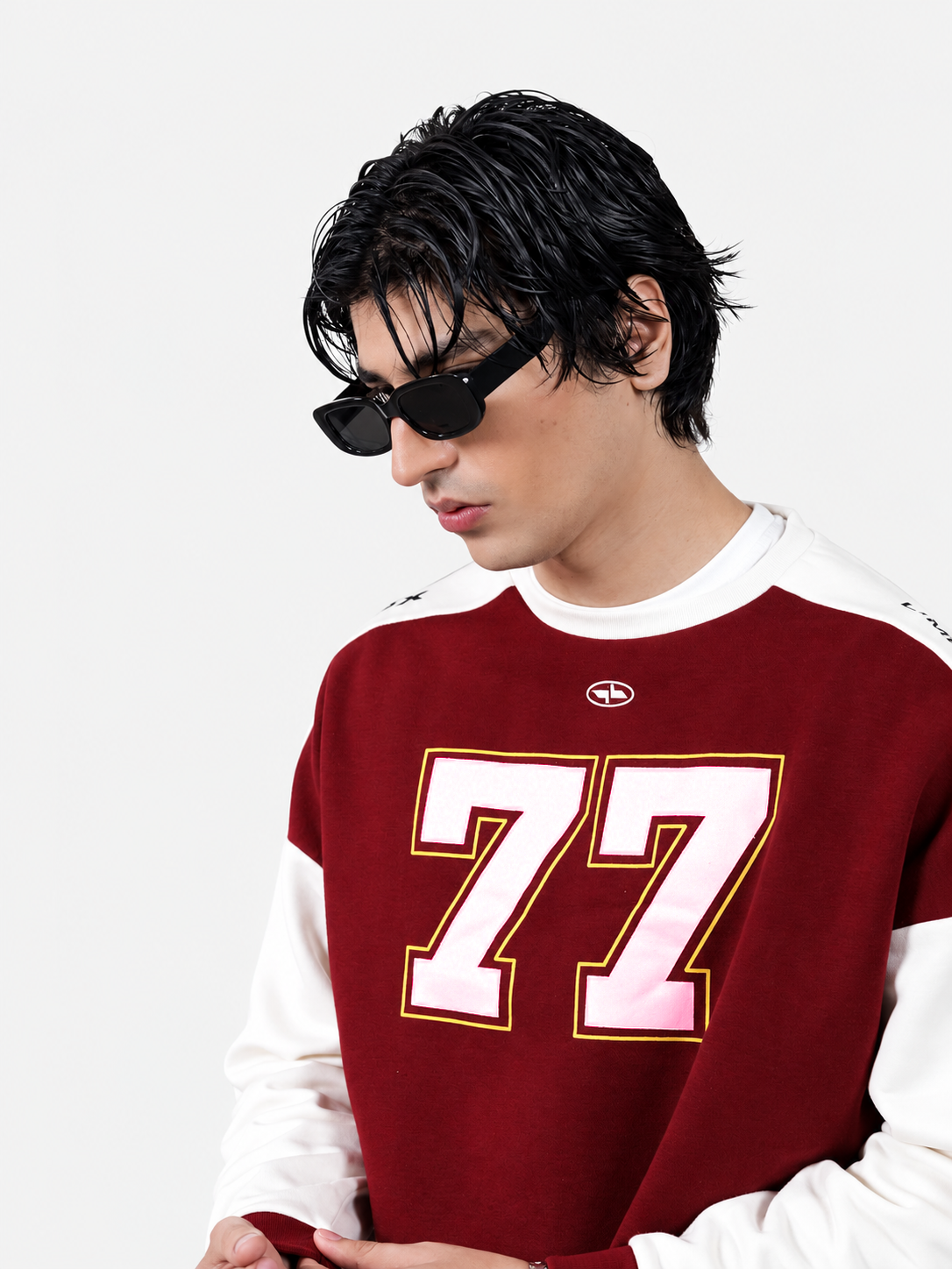 Maroon Digit Sweatshirt