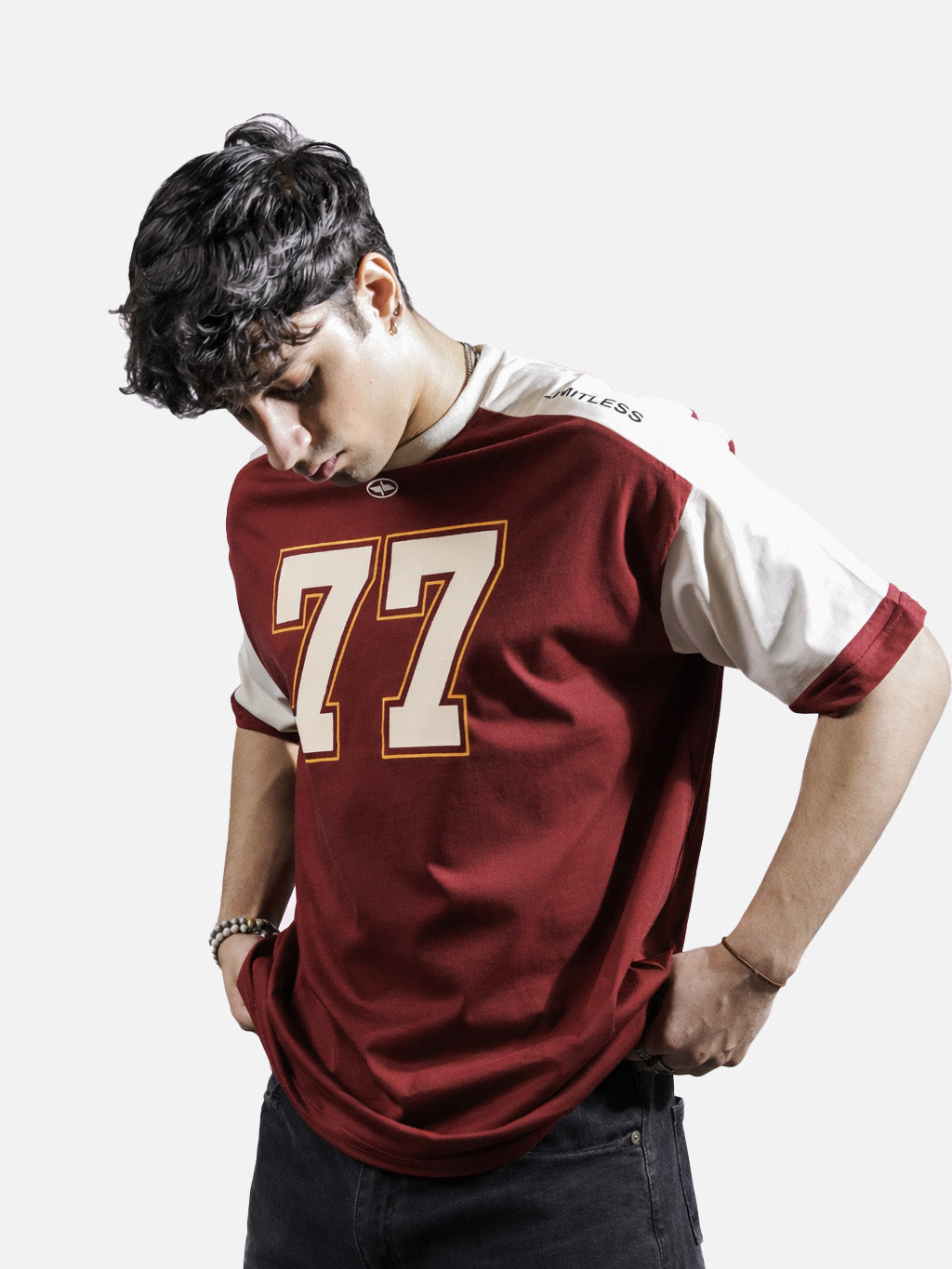 Maroon Digit Tee