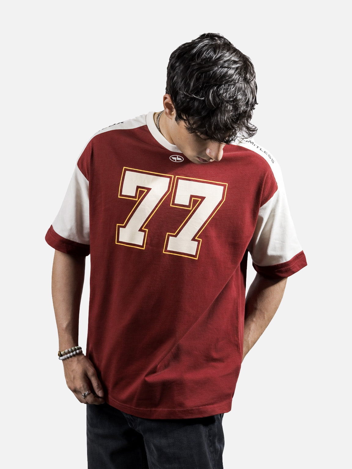 Maroon Digit Tee