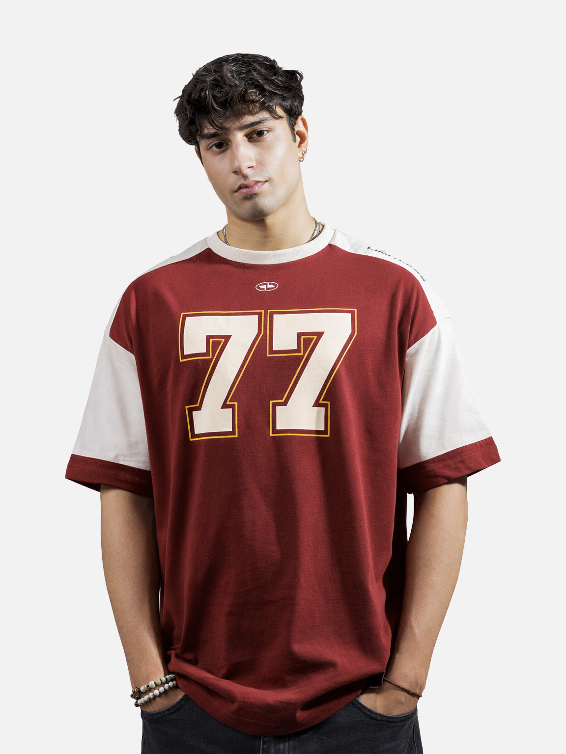 Maroon Digit Tee