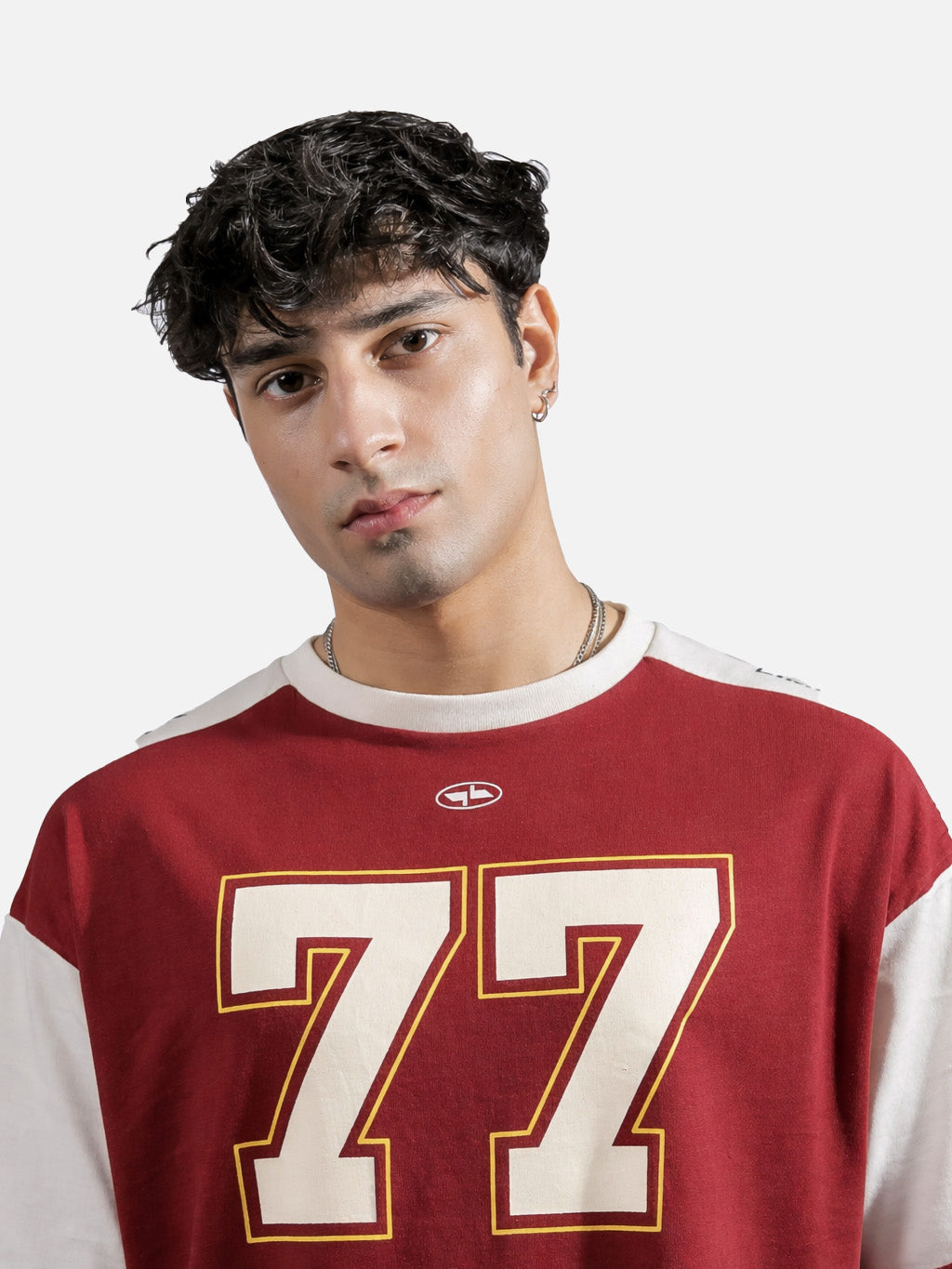 Maroon Digit Tee