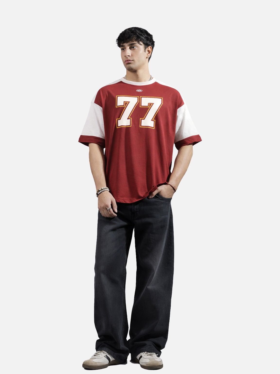Maroon Digit Tee