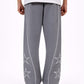 Star Print Steel Gray