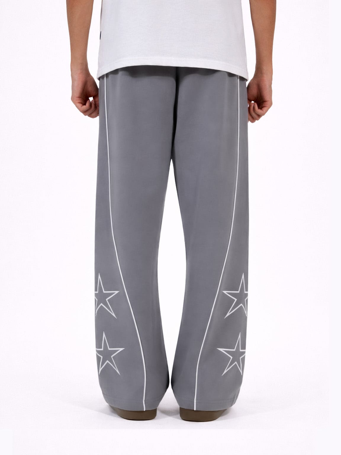 Star Print Steel Gray